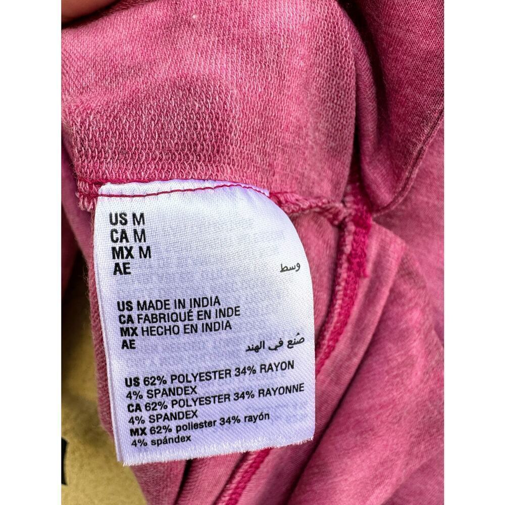 Ideology Sweatshirt Women's Medium Pink Tie Dyed NWT - Picture 4 of 8